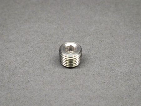 1/4" NPT plugg rostfri