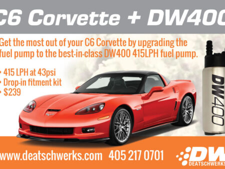 Deatschwerks DW400 pump Corvette C6