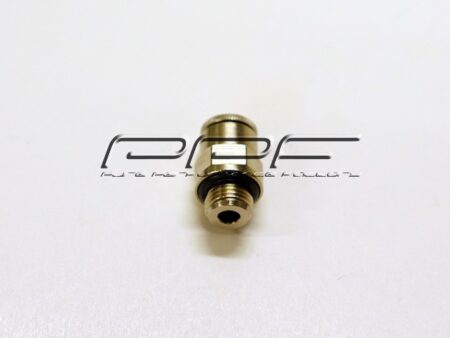 Straight push in fitting