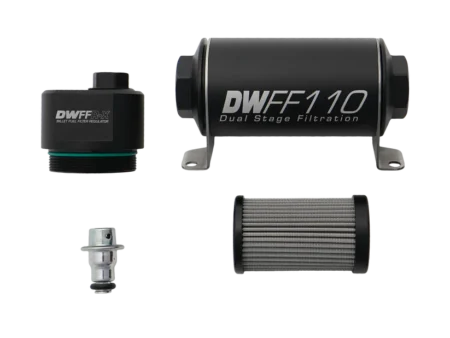 Deatschwerks DWFFR-X 110mm billet fuel filter regulator 10 micron