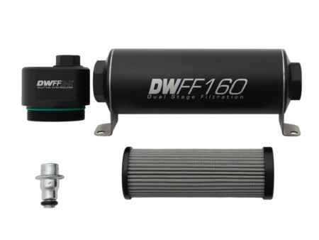 Deatschwerks DWFFR-X 160mm Billet Fuel Filter Regulator 10 Micron